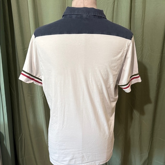 Original Penguin Men's Light Blue Polo with Navy Accents - Picture 4 of 5